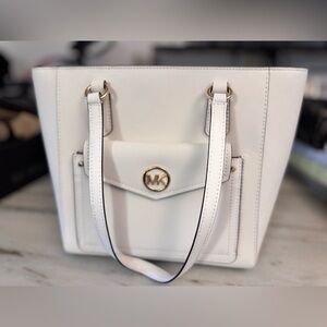 Michael Kors Elegant Cream Tote Bag